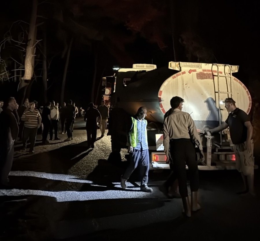 Gazipaşa’da Ormanlık Alanda Çıkan Yangın Kontrol Altına Alındı