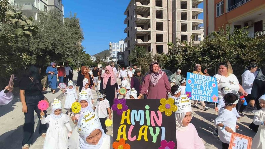 Anamur’da Minikler Kur’an Yolculuğuna Başladı