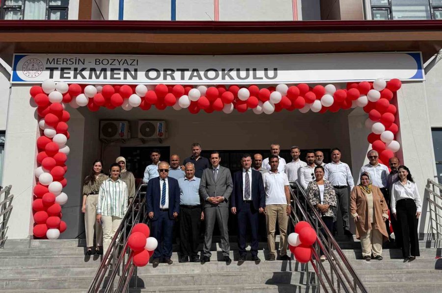Tekmen Ortaokulunun Yeni Hizmet Binası Açıldı