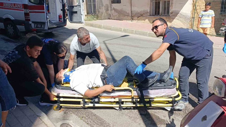 Yola Dökülen Sıvı Madde Kaza Yaptırdı: 1 Yaralı