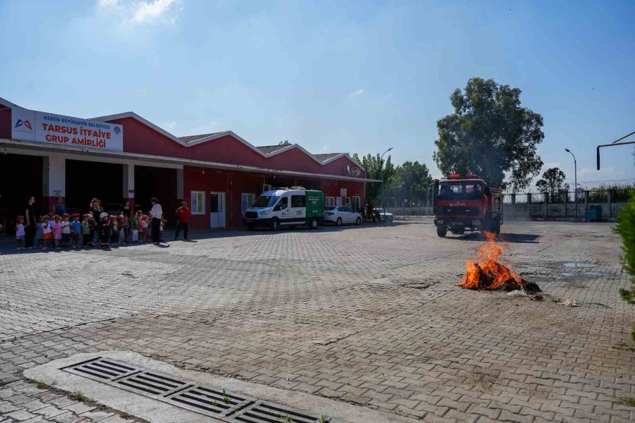 Minikler Yangın Güvenliğiyle İlgili Bilinçlendi