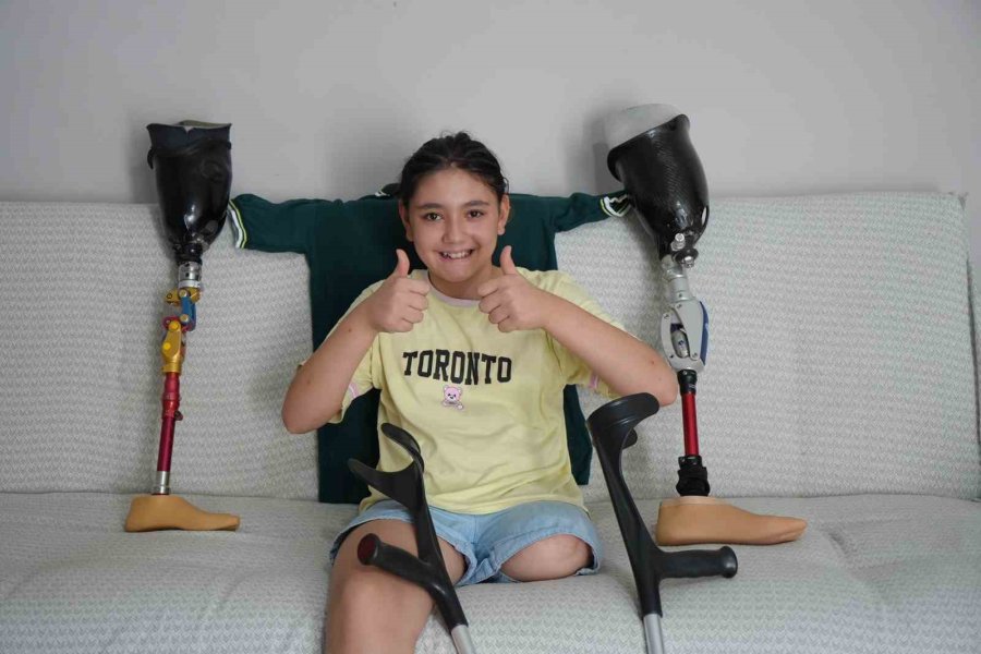 12 Yaşındaki Özge Yeni Protezine Kavuştu, Okul Heyecanı Yeniden Başladı