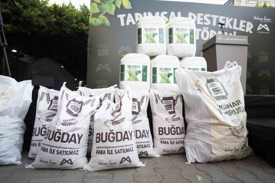 Mersin’de Üreticiye Güneş Paneli, Tohum Ve Gübre Desteği