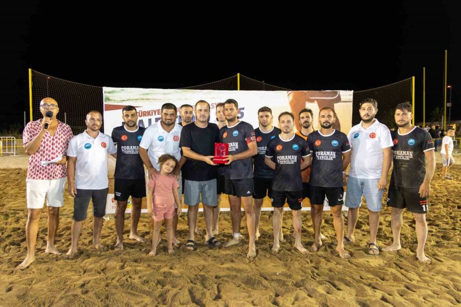 Tff Plaj Futbolu Ligi Manavgat Etabında Şampiyon Çimhan Sarılarspor Oldu