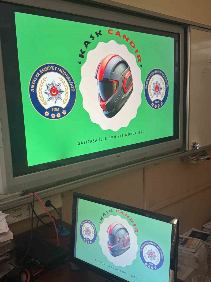 Gazipaşa’da ’kask Candır’ Semineri İlgi Gördü