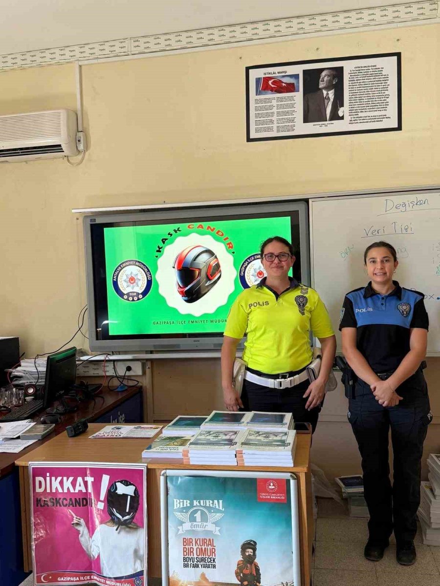 Gazipaşa’da ’kask Candır’ Semineri İlgi Gördü