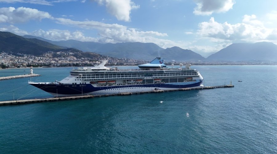 Alanya Limanı, Yılın İlk 9 Ayında 14 Kruvaziyer Gemisini Ağırladı