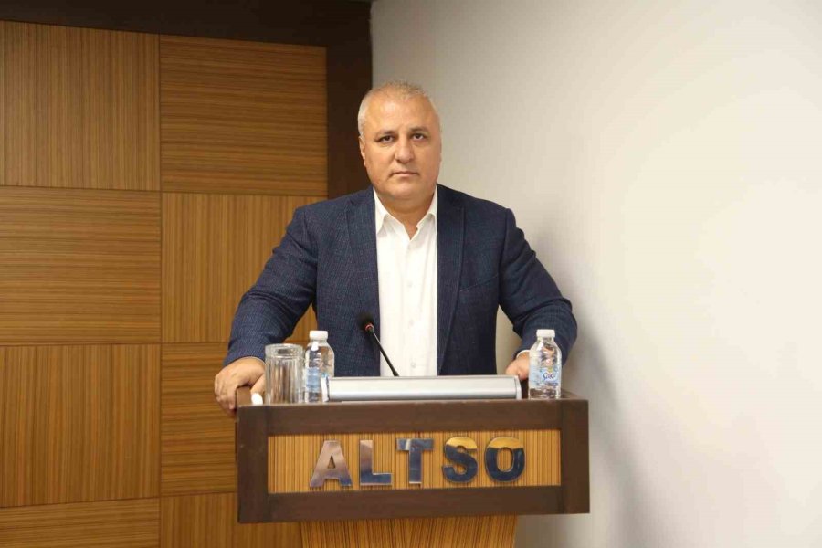 Altso Başkanı Eray Erdem: "iş Dünyamızın Alın Teri Ekspertiz Raporlarıyla Yok Sayılıyor"