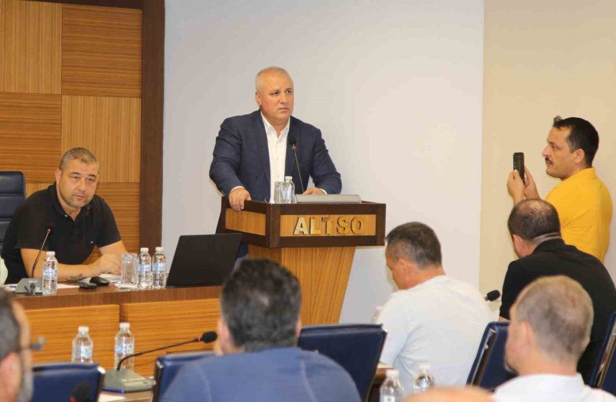 Altso Başkanı Eray Erdem: "iş Dünyamızın Alın Teri Ekspertiz Raporlarıyla Yok Sayılıyor"