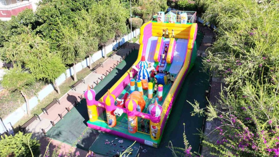 Alanya’da Balon Park Yenilenerek Hizmete Sunuldu