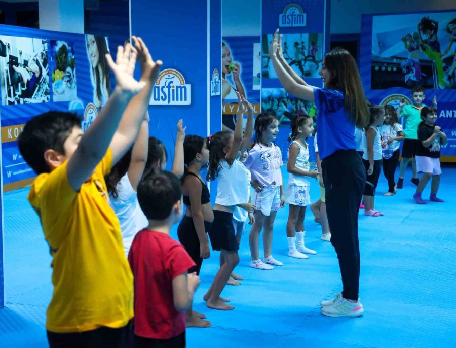 Asfim’de Çocuklar Sporla Büyüyor