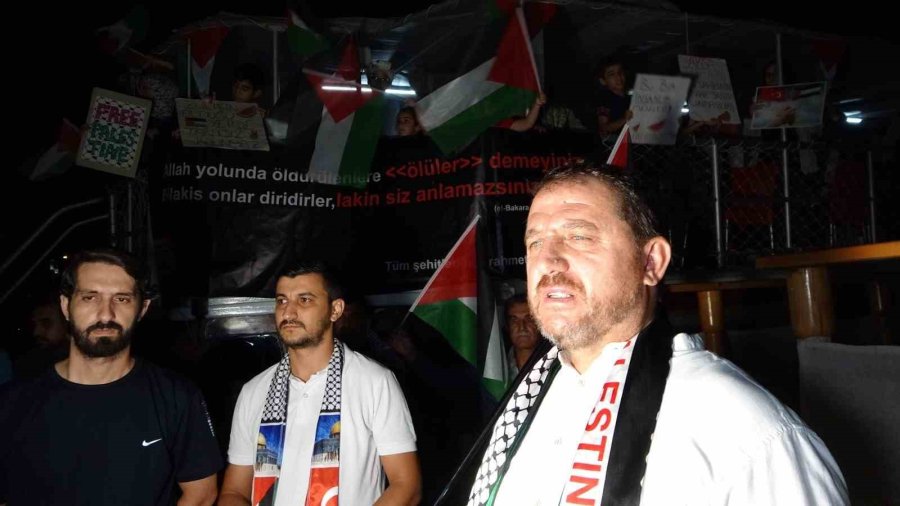 Antalya’da İsrail’in Küresel Sumud Filosu’na Müdahalesine Tepki