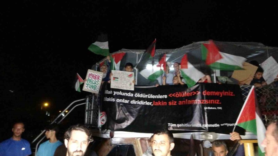 Antalya’da İsrail’in Küresel Sumud Filosu’na Müdahalesine Tepki