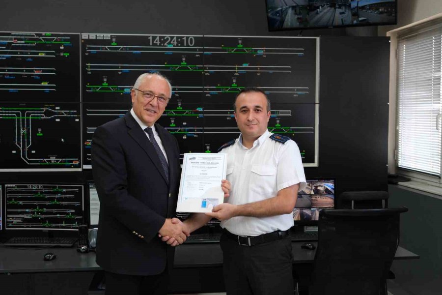 Antalya Raylı Sistem Kontrolörleri Uluslararası Sertifika Aldı