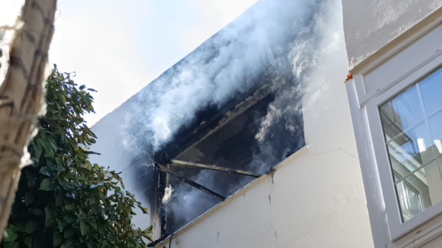 Yangında Telef Olduğu Sanılan Kedi Dolabın Arkasında Saklanırken Bulundu