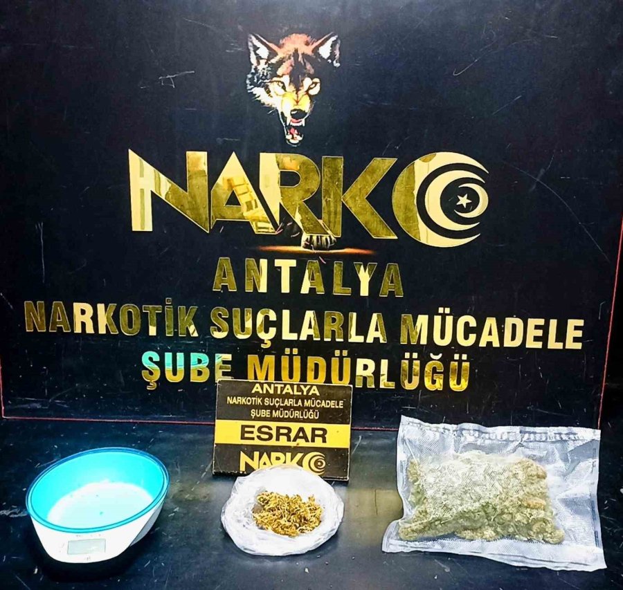 Antalya’da Son Bir Haftadaki Uyuşturucu Operasyonlarında 18 Kişi Tutuklandı