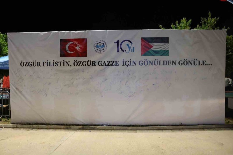 Alkü’den Gazze’ye Destek