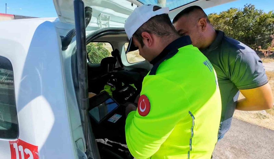 Aksaray’da Dron Destekli Kırmızı Işık Denetimi