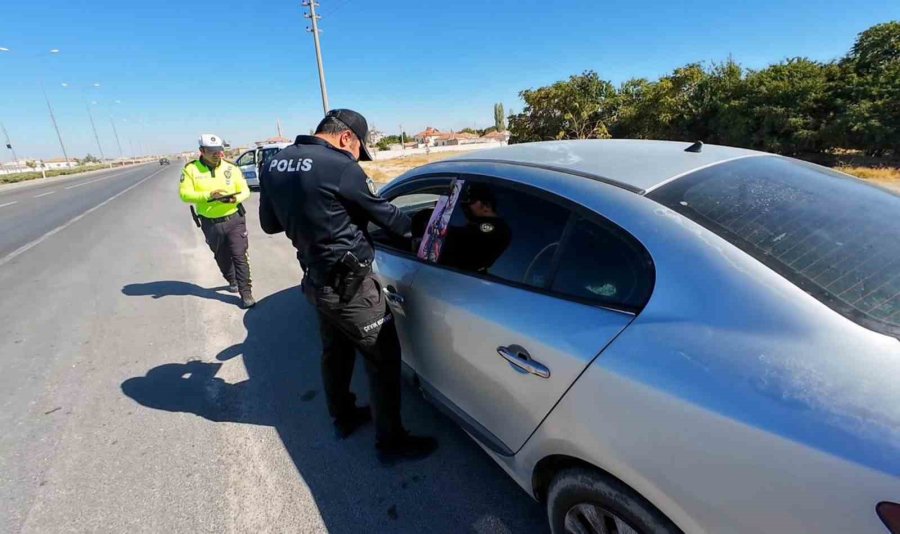 Aksaray’da Dron Destekli Kırmızı Işık Denetimi