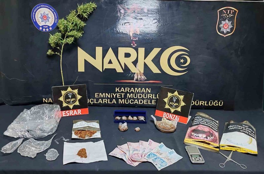 Karaman’da Asayiş Uygulamalarında 4 Tutuklama