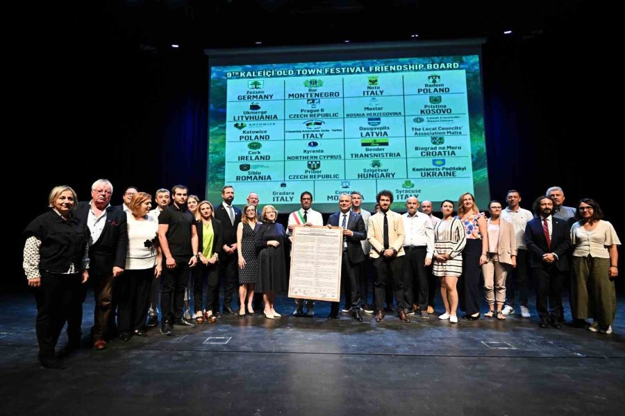 Kaleiçi Old Town Festivali 21 Ülkeden 26 Şehrin Heyetlerini Ağırlayacak