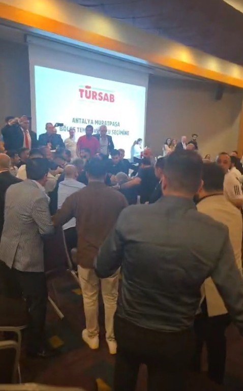 Türsab Muratpaşa Seçiminde Tekme Ve Yumruklar Konuştu
