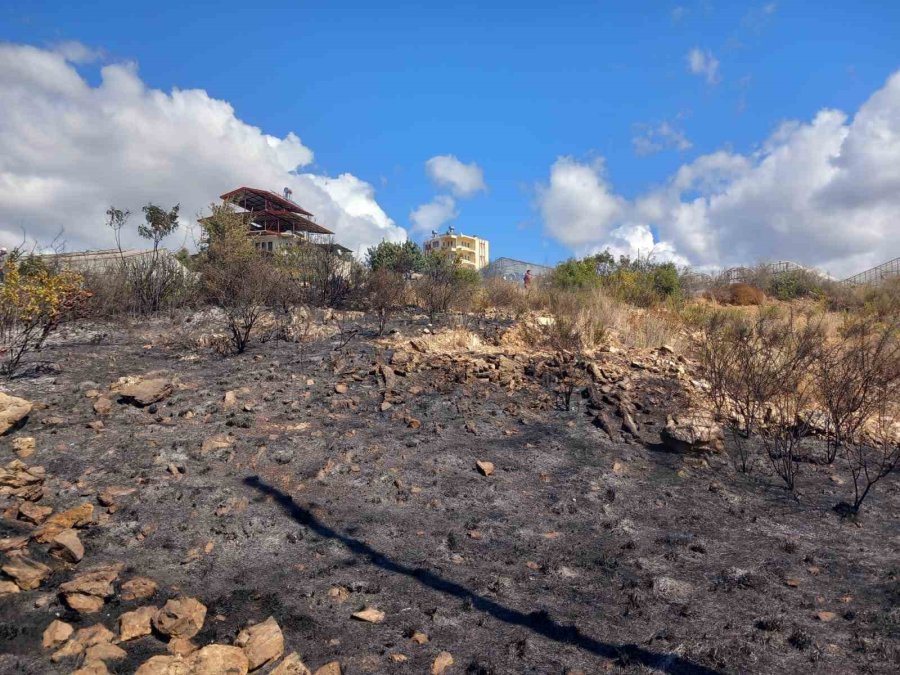 Gazipaşa’da Zirai Alanda Yangın Büyümeden Söndürüldü