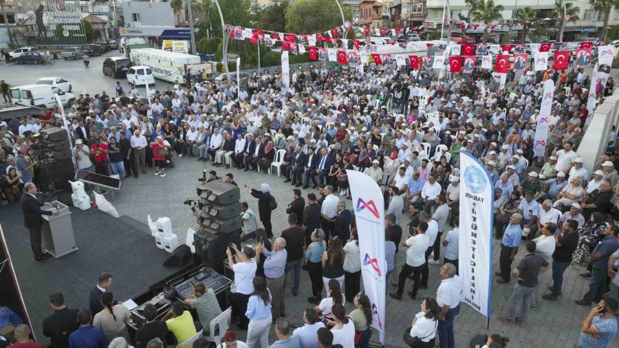 Başkan Seçer, Tarsus Ve Çamlıyaylalı Üreticilerle Buluştu