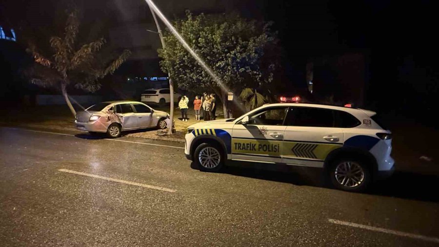 Gazipaşa’da Kaza Yapan Sürücü Firar Etti