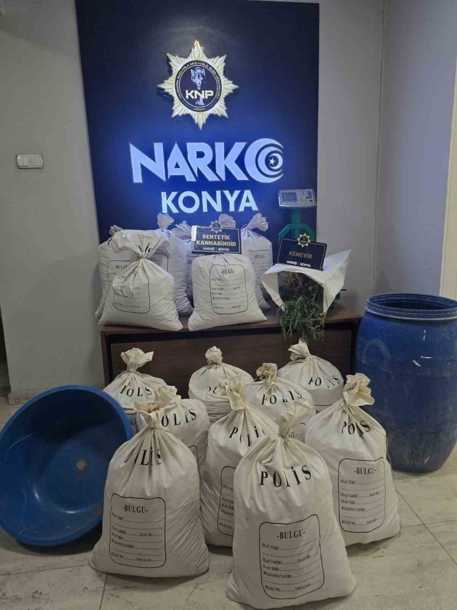 Konya’da Zehir Tacirlerine Büyük Darbe: 282 Tutuklama