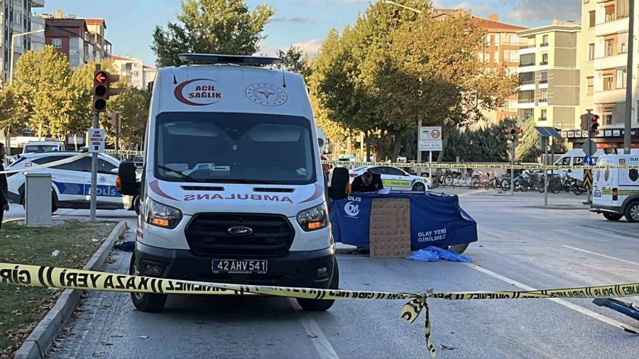 Konya’da Tanker Bisikletliye Çarptı: 1 Ölü