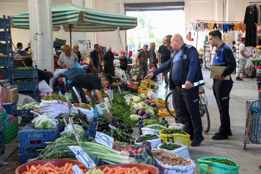 Meram Zabıtası, Semt Pazarlarını Sıkı Takipte