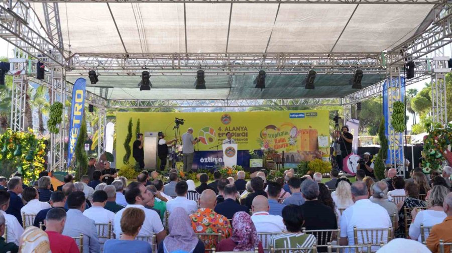 4. Alanya Tropikal Meyve Festivali Başladı