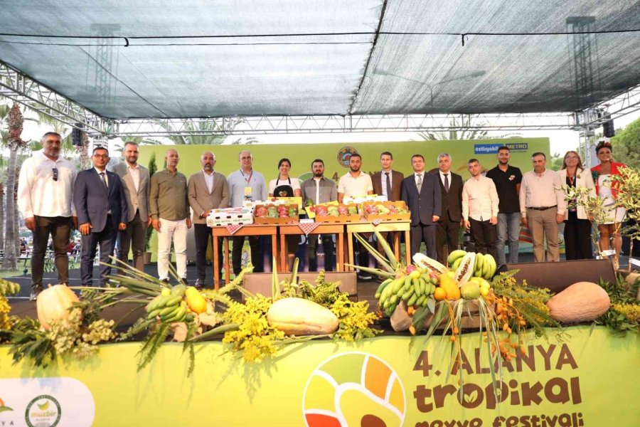 4. Alanya Tropikal Meyve Festivali Başladı