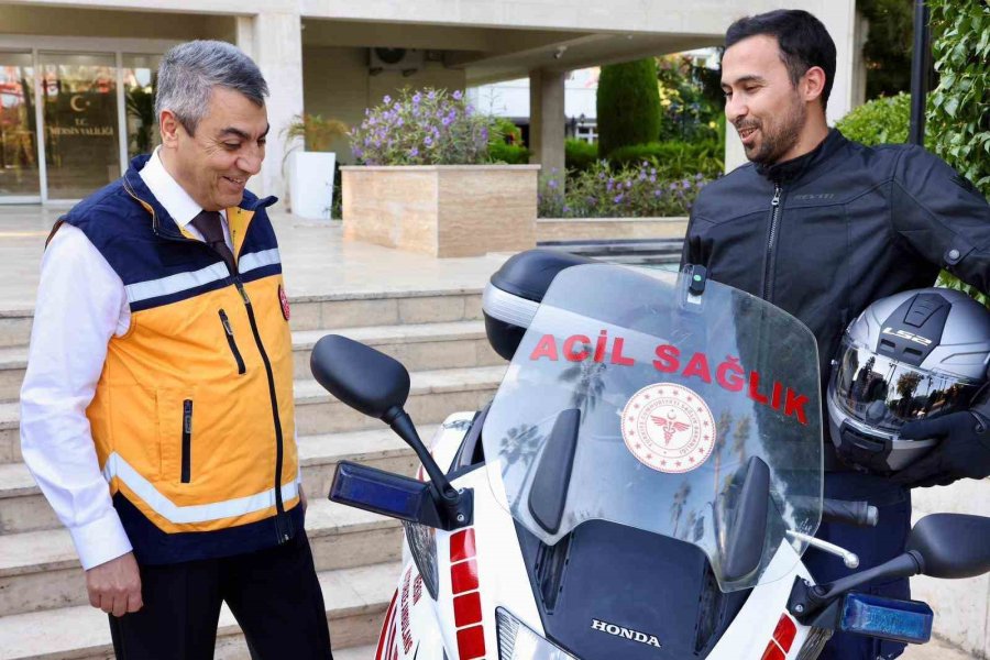 Mersin’de Motorize Ambulanslar Hizmete Girdi
