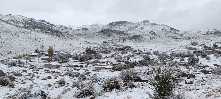 Antalya’nın Yüksek Kesimleri Karla Kaplandı