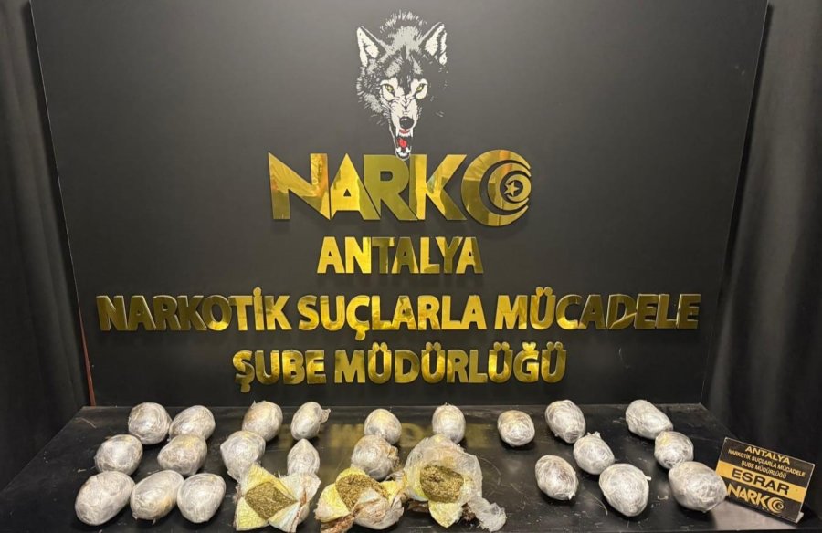 Antalya’da Son 1 Haftada Uyuşturucu Suçundan 19 Kişi Tutuklandı