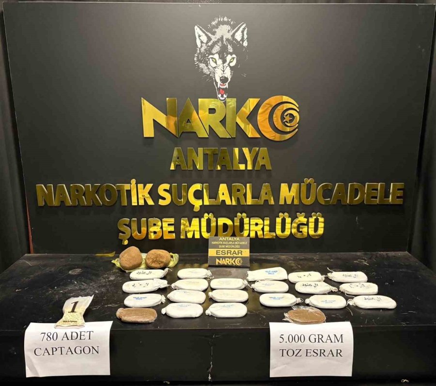 Antalya’da Son 1 Haftada Uyuşturucu Suçundan 19 Kişi Tutuklandı