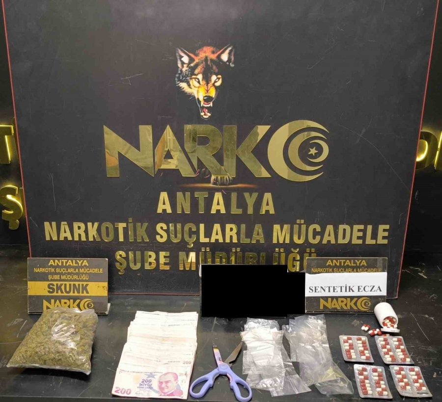 Antalya’da Son 1 Haftada Uyuşturucu Suçundan 19 Kişi Tutuklandı