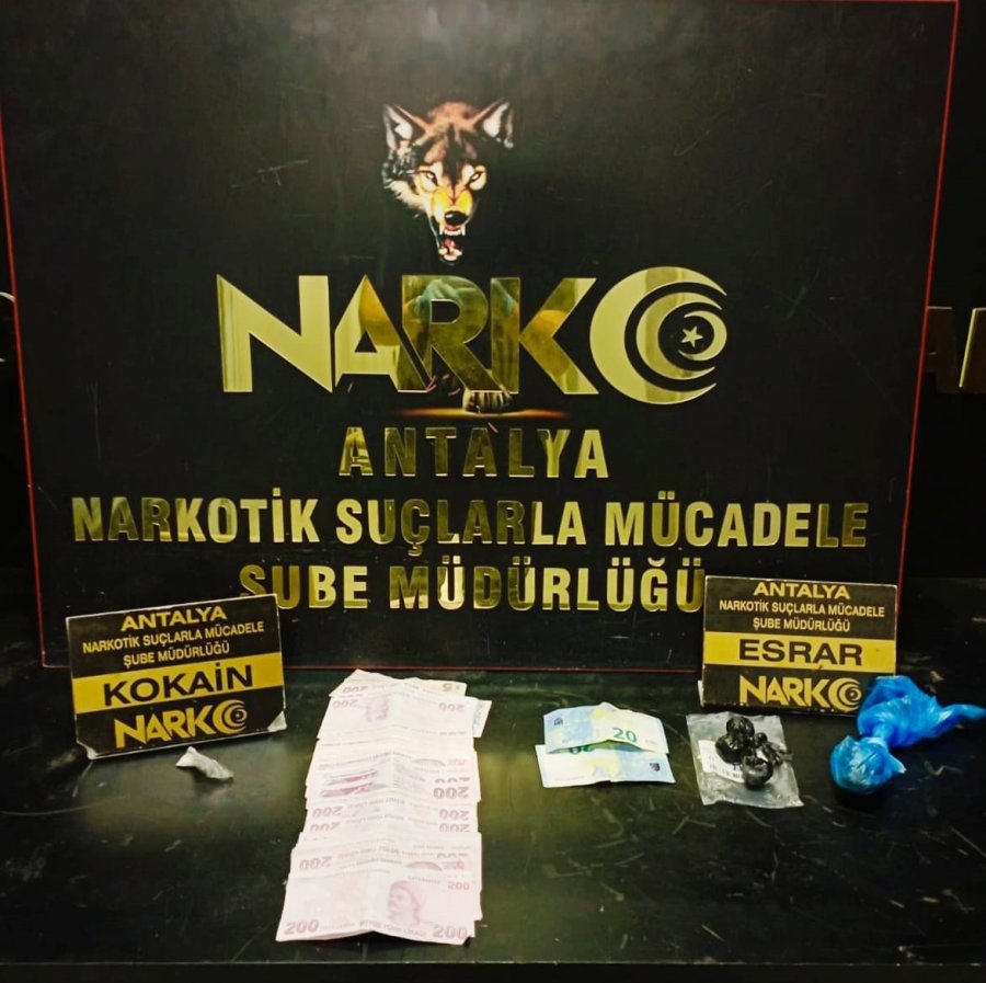 Antalya’da Son 1 Haftada Uyuşturucu Suçundan 19 Kişi Tutuklandı