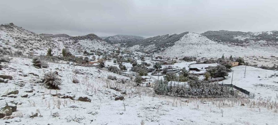 Antalya’nın Yüksek Kesimleri Karla Kaplandı