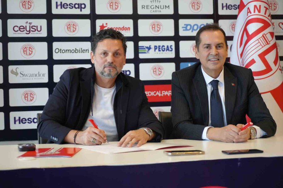 Antalyaspor, Erol Bulut İle 2 Yıllık Sözleşme İmzaladı