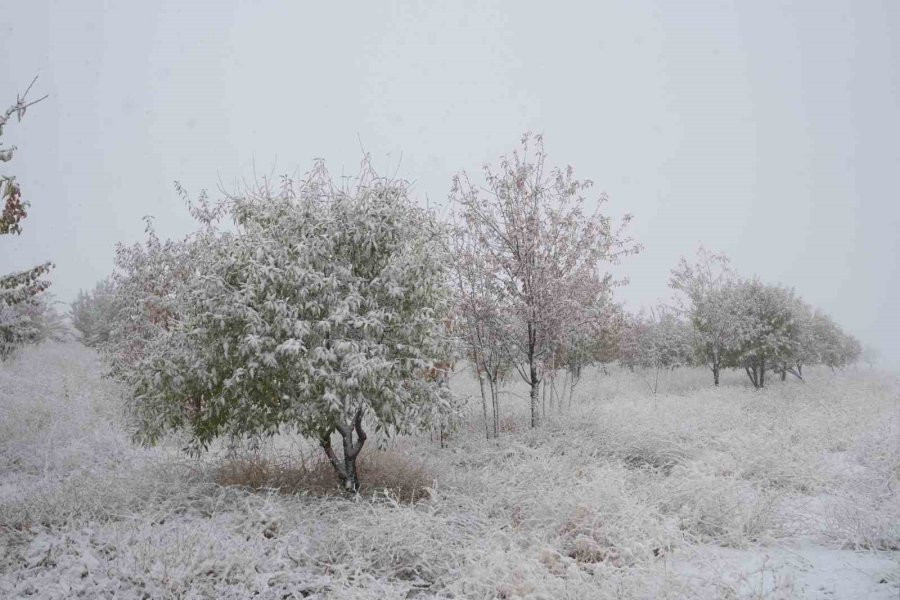 Niğde’nin Yüksek Kesimlerine Mevsimin İlk Karı Yağdı