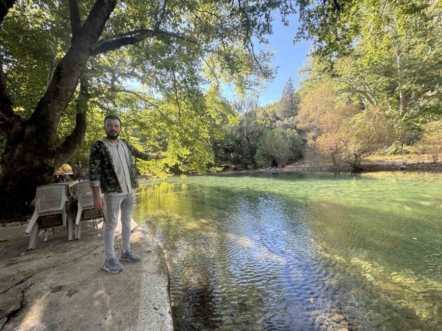 Antalya’da Yazın Tamamen Kuruyan Üzümdere Irmağı Yağışlarla Yeniden Suya Kavuştu