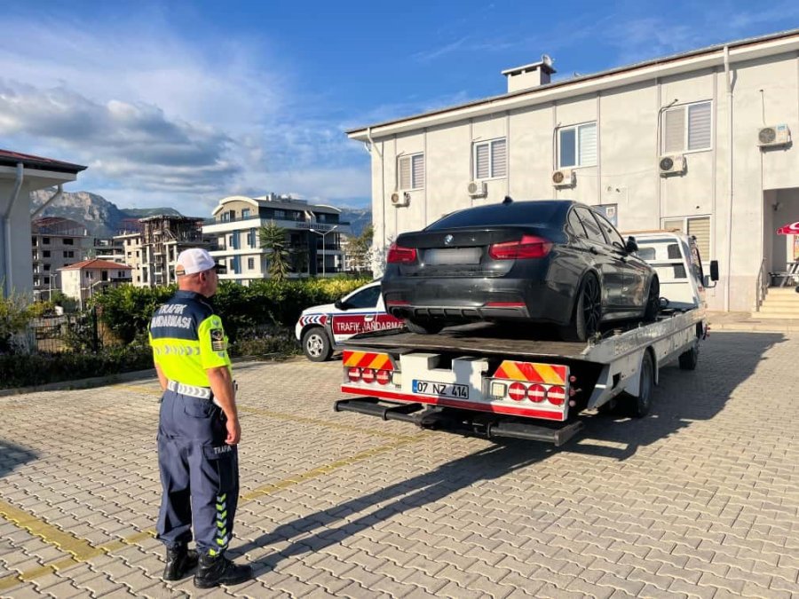 Alanya’da Drift Atan Sürücüye 92 Bin Tl Ceza