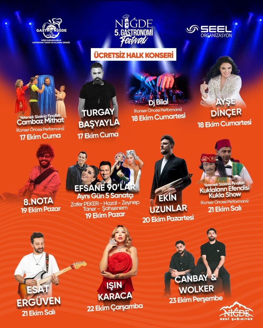 Niğde 5. Gastronomi Festivali İçin Geri Sayım Başladı