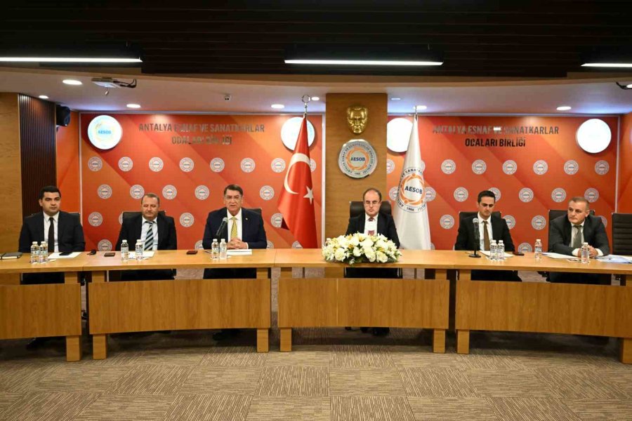 Aesob Başkanı Dere: "esnafın Gelişimini Ve Sürdürülebilirliğini Desteklemeye Devam Ediyoruz"