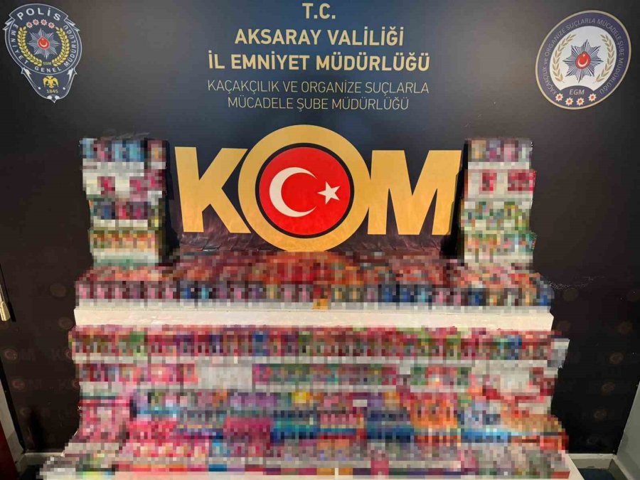 Aksaray’da 26 Milyonluk Kaçakçılık Operasyonu
