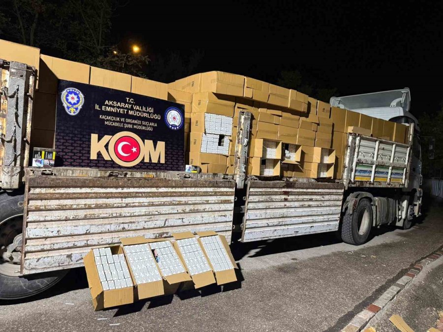 Aksaray’da 26 Milyonluk Kaçakçılık Operasyonu