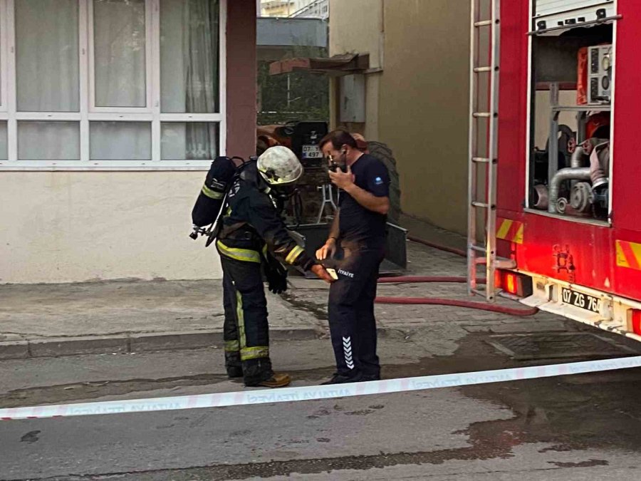 Antalya’da Yangın Çıkan Evdeki Muhabbet Kuşunu İtfaiye Kurtardı